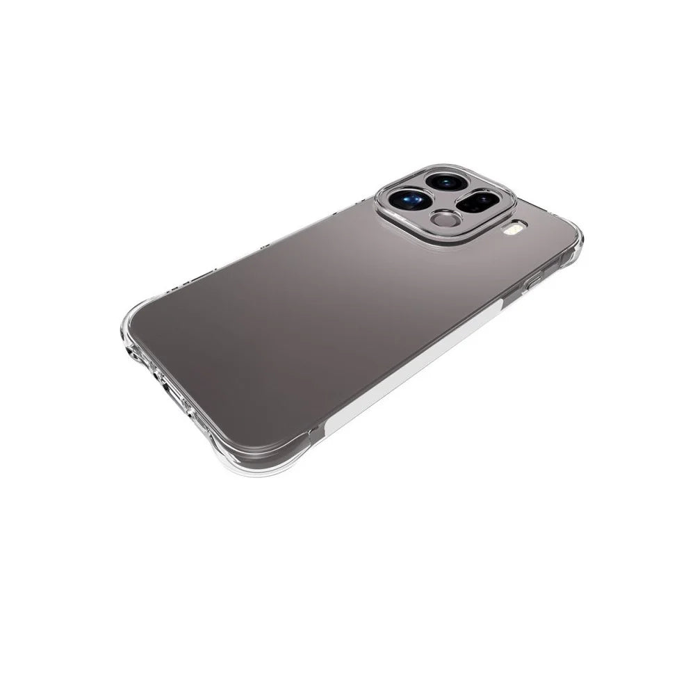 WANLONFENG For Oppo Find X9 Pro 5G Case  WL Series 2.0mm TPU Phone Cover with Tempered Glass Film - Transparent - 5