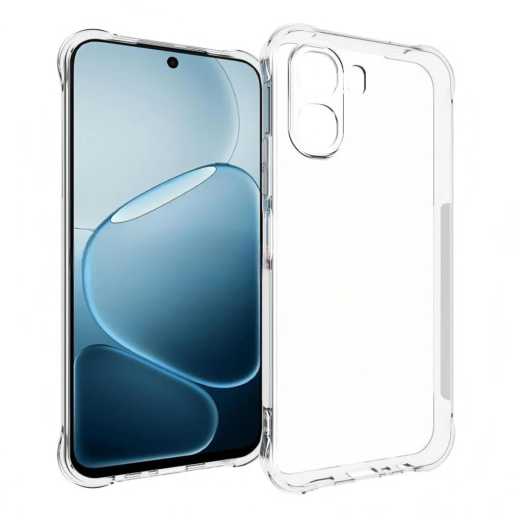 WANLONFENG For Oppo A6x 4G / Oppo A6x 5G TPU Case  WL2 Series 2.0mm Phone Cover with 2Pcs Tempered Glass Films - Transparent - 2