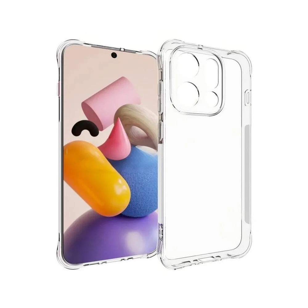 WANLONFENG For Oppo Find X9 5G TPU Case  WL2 Series 2.0mm Phone Cover with 2Pcs Tempered Glass Films - Transparent - 2