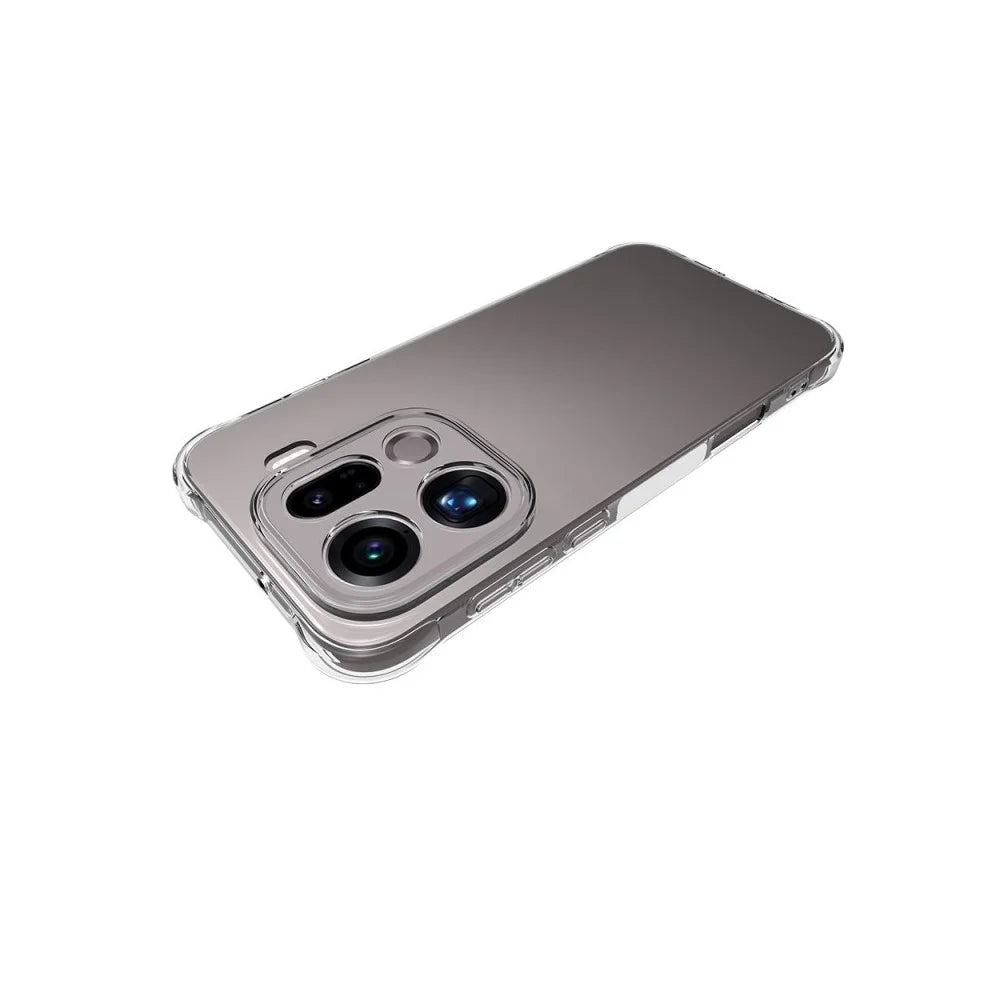 WANLONFENG For Oppo Find X9 Pro 5G TPU Case  WL2 Series 2.0mm Phone Cover with 2Pcs Tempered Glass Films - Transparent - 4