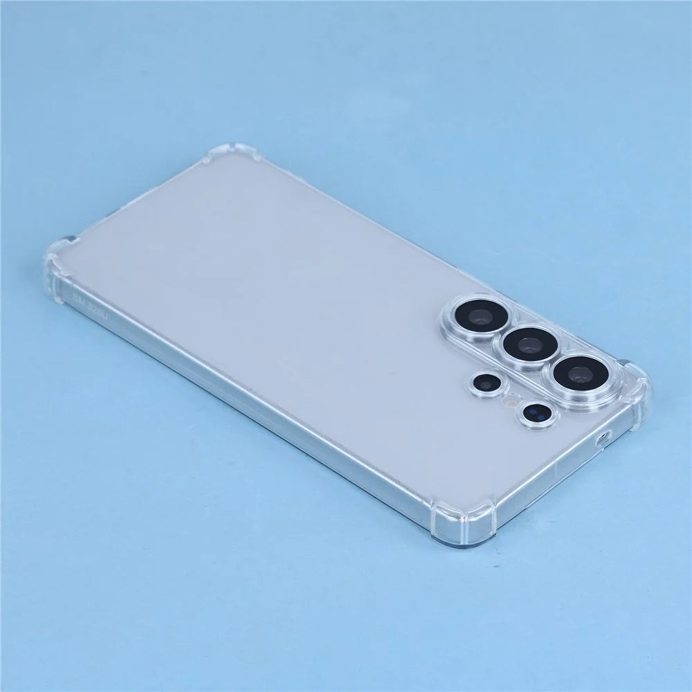 For Samsung Galaxy S26 Ultra Transparent TPU Case Reinforced Corners Drop-proof Phone Cover - 5