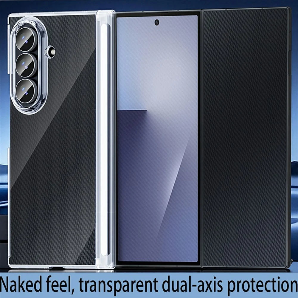 For Samsung Galaxy Z TriFold 5G Case Dual-Axis Shockproof TPU + PC Clear Phone Cover - 3