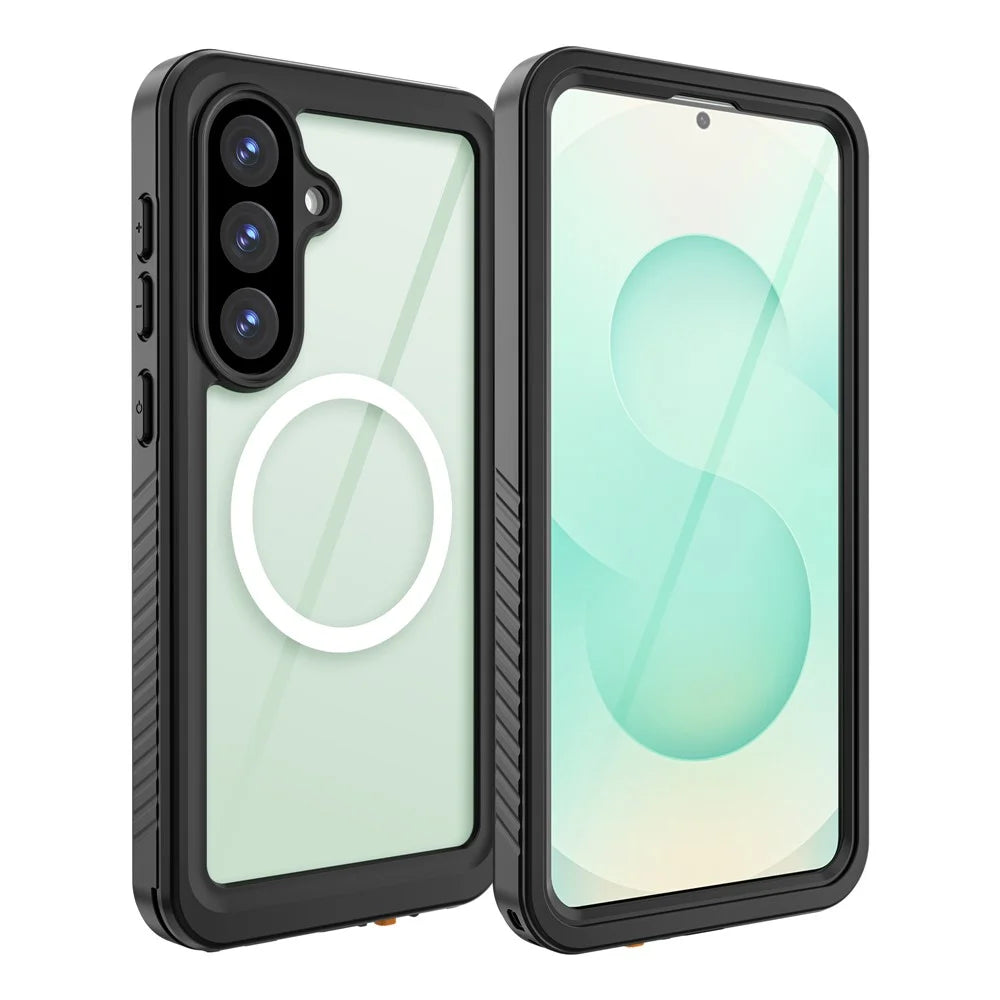 REDPEPPER FS Series For Samsung Galaxy S26+ IPX8 Waterproof Case PC TPU PET Clear Magnetic Phone Cover - 1