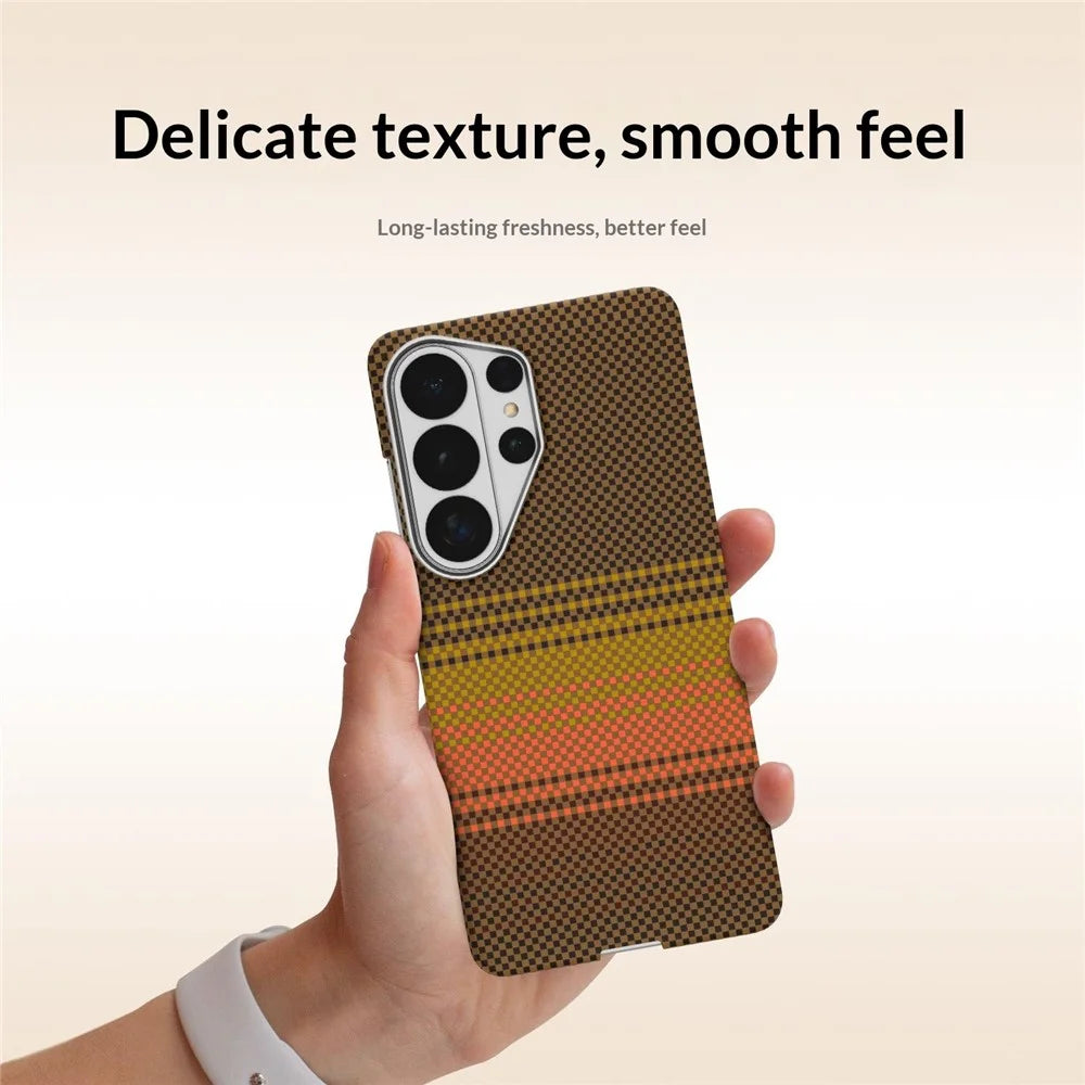 GKK For Samsung Galaxy S26 Ultra Magnetic Case Hard PC Phone Back Cover - Sunrise Gold - 2