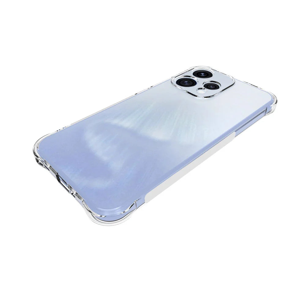WANLONFENG For Oppo Reno15c 5G (China) / Oppo Reno15 5G (Global) Case  WL Series 2.0mm TPU Phone Cover with Tempered Glass Film - Transparent - 4