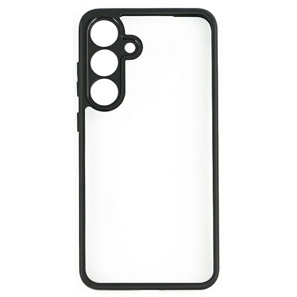 For Samsung Galaxy S26 Phone Case Shockproof PC + TPU Clear Back Cover - Black+Transparent - 1