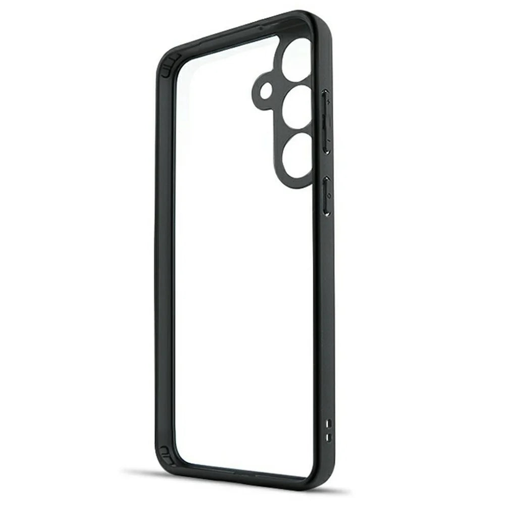 For Samsung Galaxy S26+ Phone Case Shockproof PC + TPU Clear Back Cover - Black+Transparent - 2