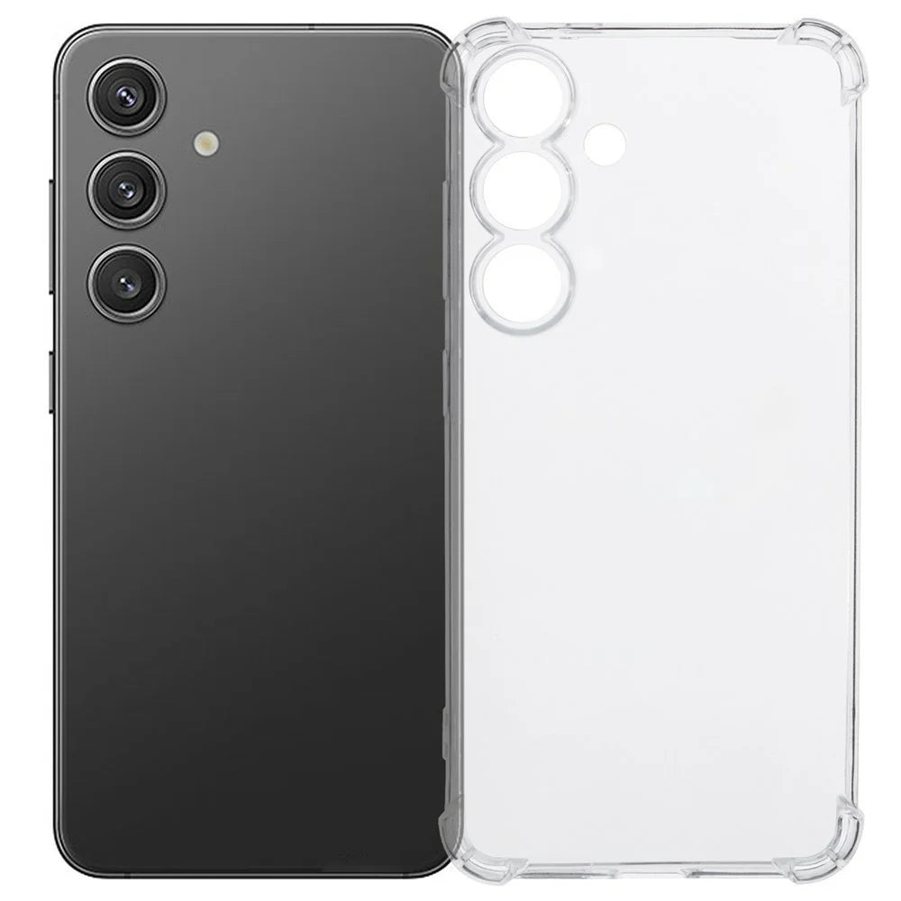 For Samsung Galaxy A18 5G / A18 4G / A17 5G / A17 4G Transparent TPU Case Reinforced Corners Drop-proof Phone Cover - 1