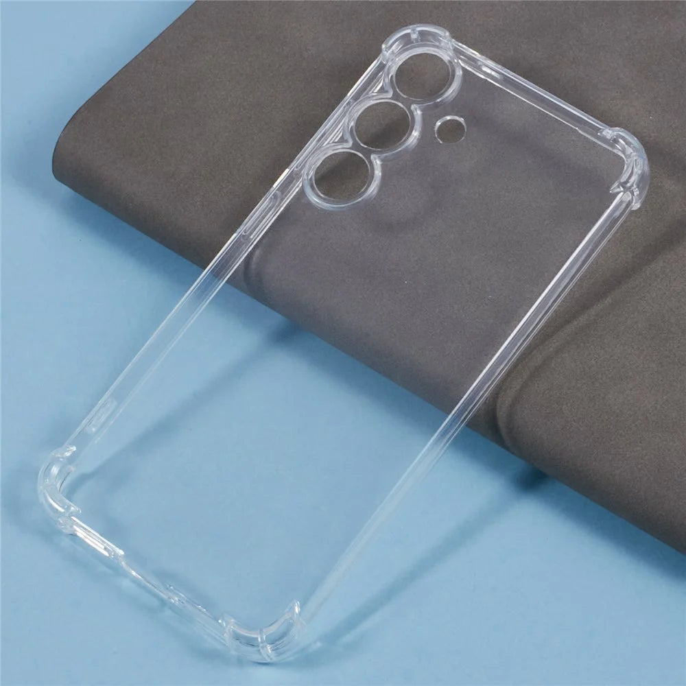 For Samsung Galaxy A57 5G Transparent TPU Case Reinforced Corners Drop-proof Phone Cover - 4