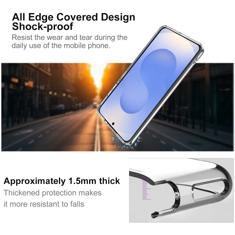 IMAK UX-10 Series For Samsung Galaxy S26 Phone Case Soft TPU Mobile Back Cover - Transparent - 4