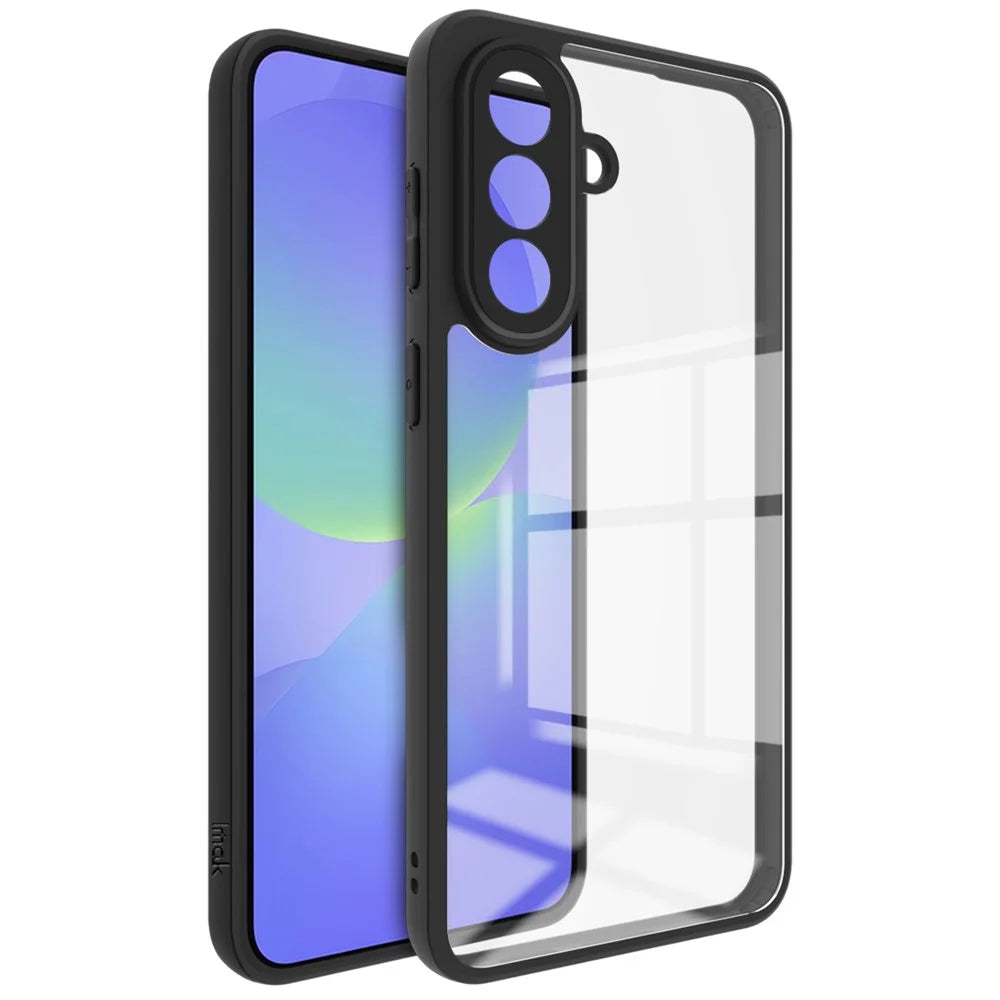 IMAK UX-9A Series For Samsung Galaxy A57 5G Case TPU PC Phone Cover Reinforced Corners - Transparent - 1