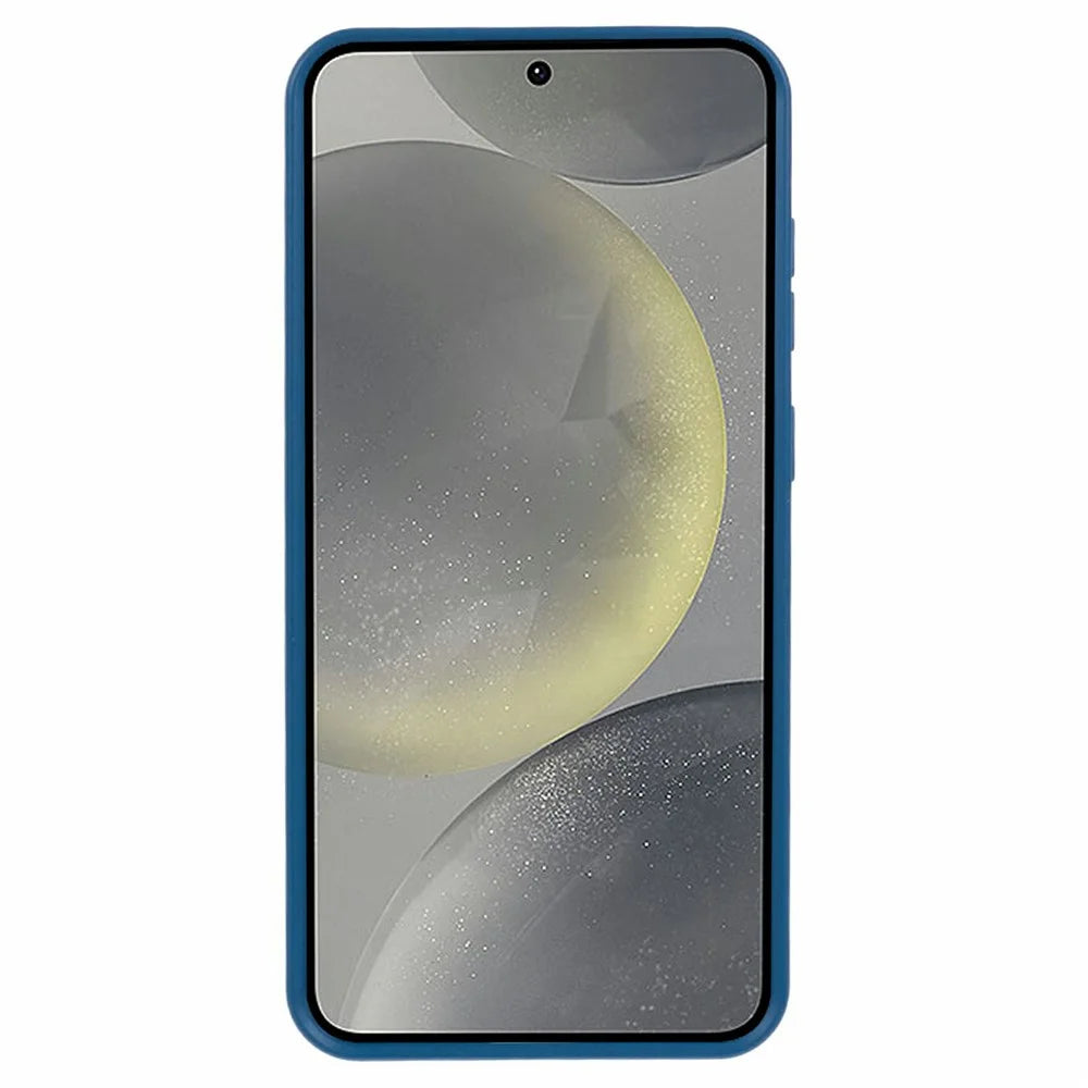 For Samsung Galaxy S26 Case Biodegradable Wheat Straw + TPU Matte Phone Cover - Blue - 2