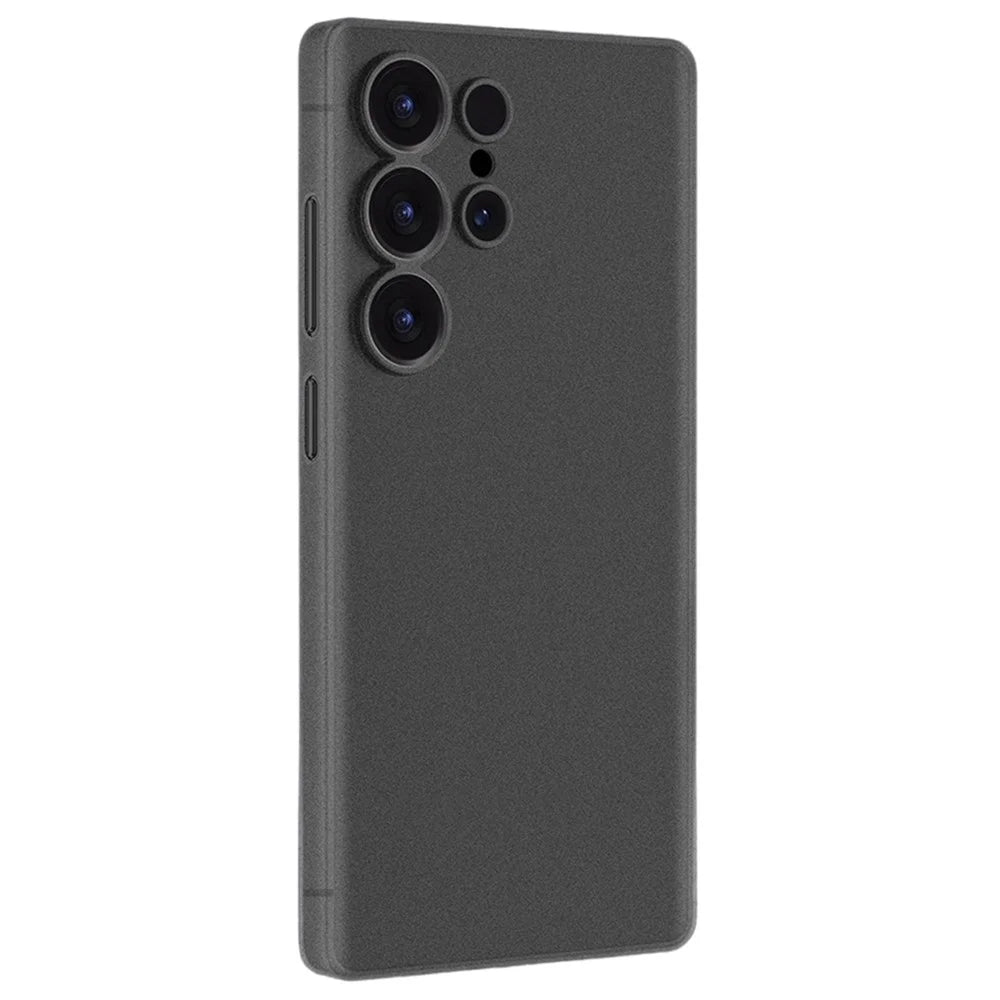 X-LEVEL Wings II Series For Samsung Galaxy S26 Ultra Case Hard PP Matte Phone Cover 0.18mm Ultra-Thin - Transparent Black - 1