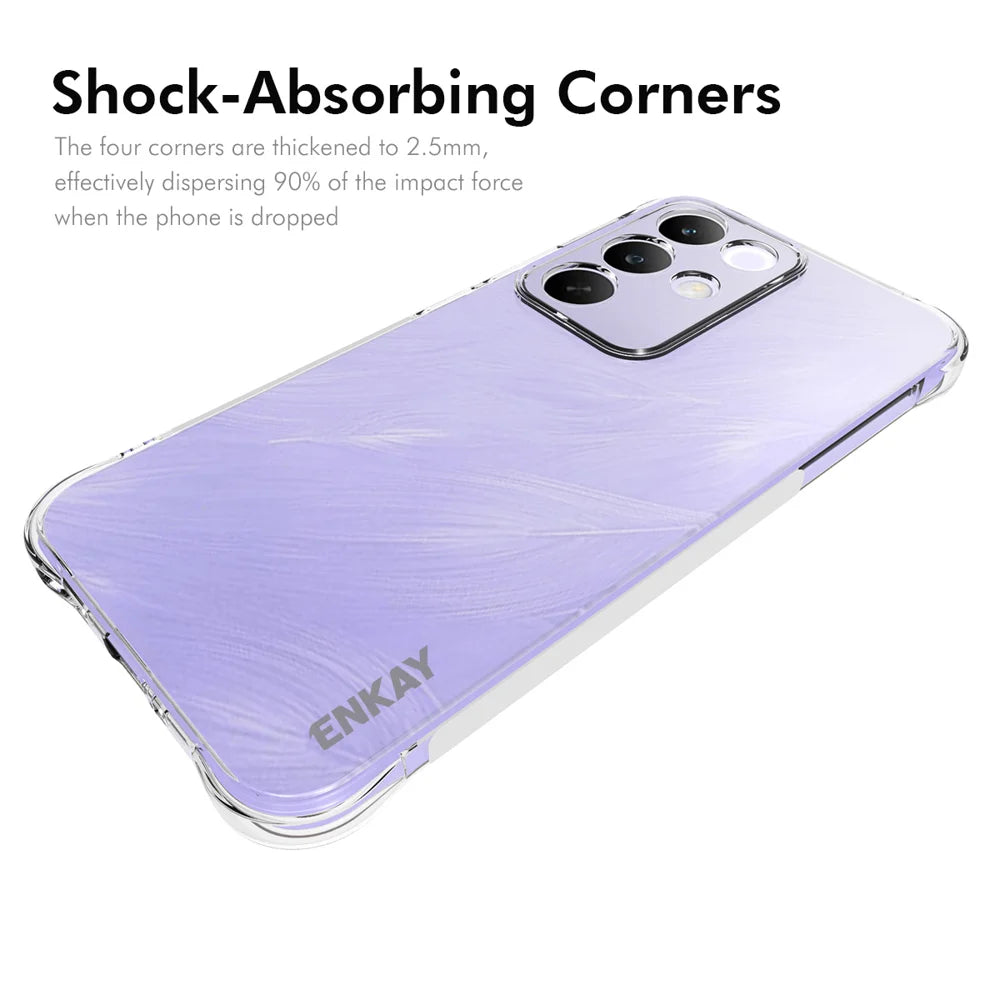 ENKAY HAT PRINCE For Realme C85 Pro 4G Clear Phone Case   Shockproof Anti-slip TPU Cover - Transparent - 2
