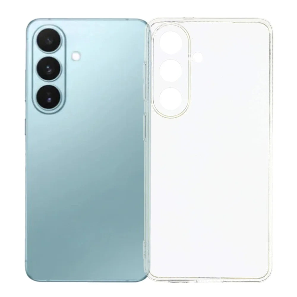 For Samsung Galaxy S26 Case Watermark-Free 2.0mm Clear Phone TPU Cover - Transparent - 1