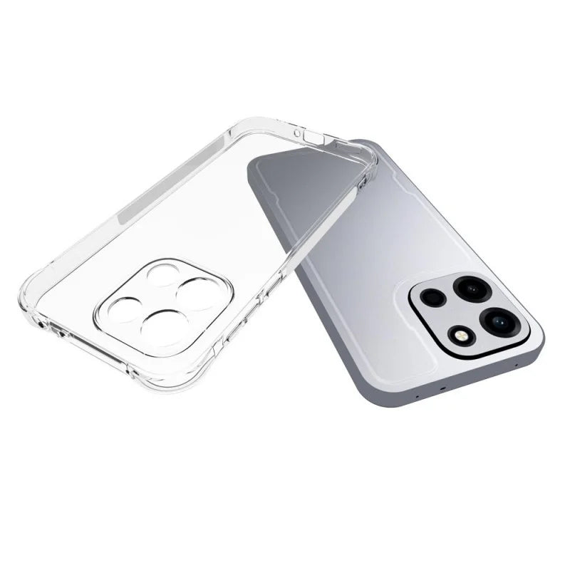 WANLONFENG For OnePlus Turbo 6 5G TPU Case  WL2 Series 2.0mm Phone Cover with 2Pcs Tempered Glass Films - Transparent - 6