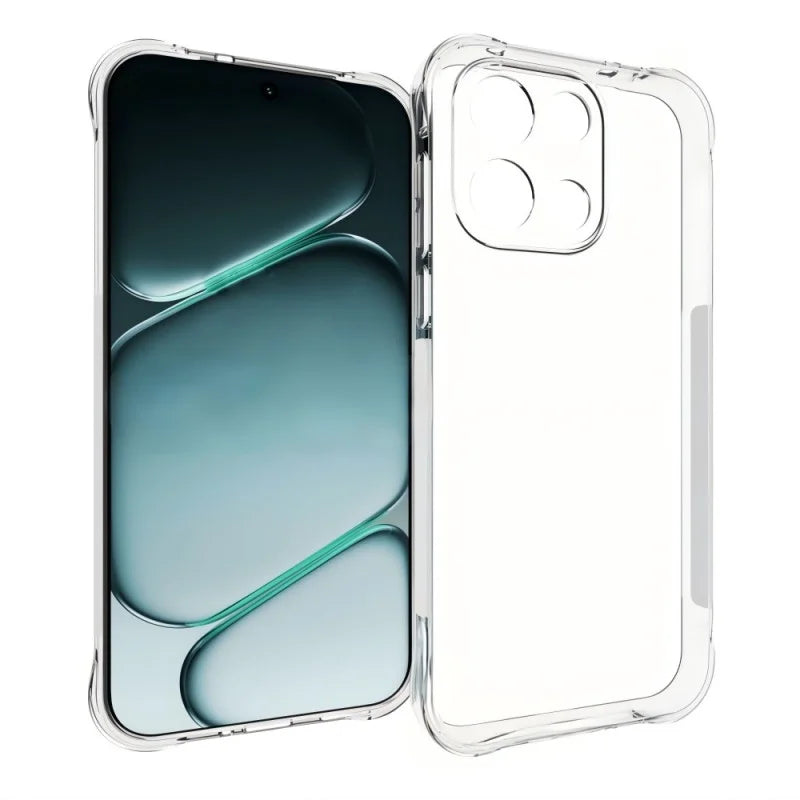 WANLONFENG For OnePlus Turbo 6 5G Case  WL Series 2.0mm TPU Phone Cover with Tempered Glass Film - Transparent - 2