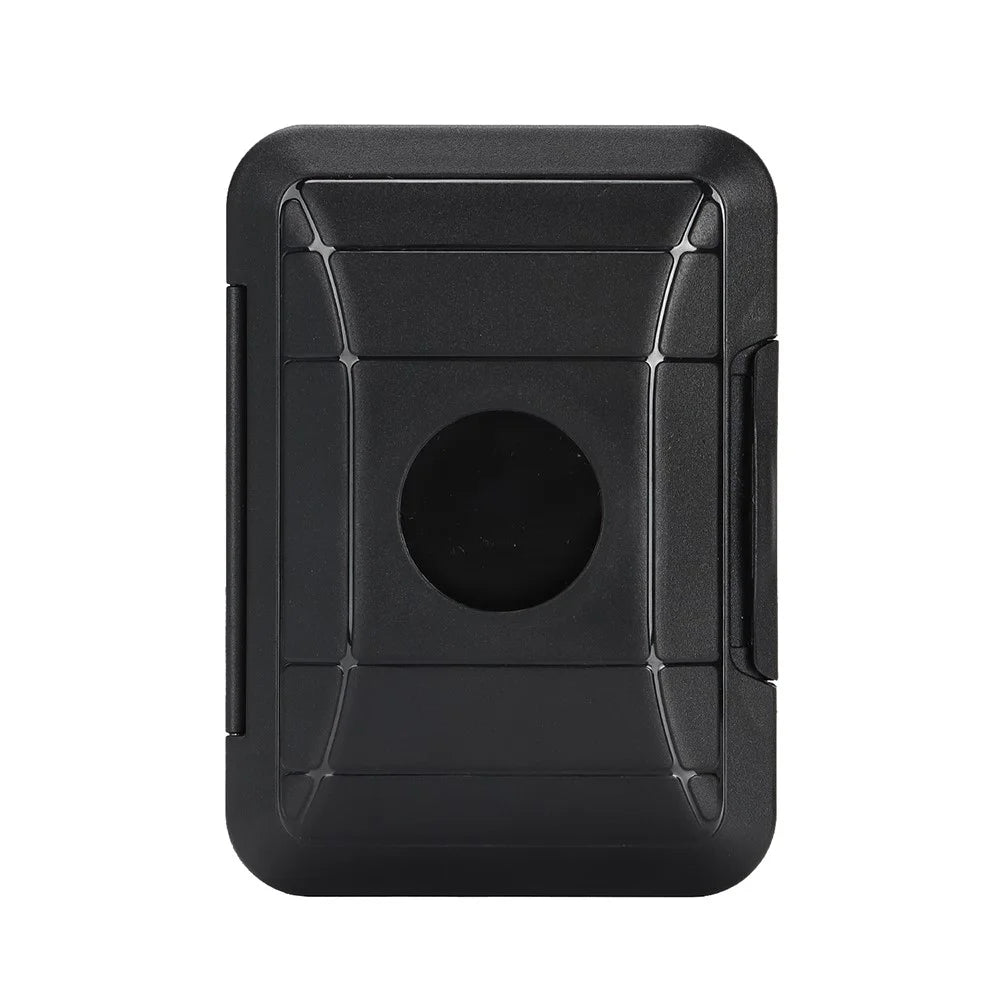 For AirTag Protective Case Phone Back Magnetic Card Holder Wallet - Black - 2