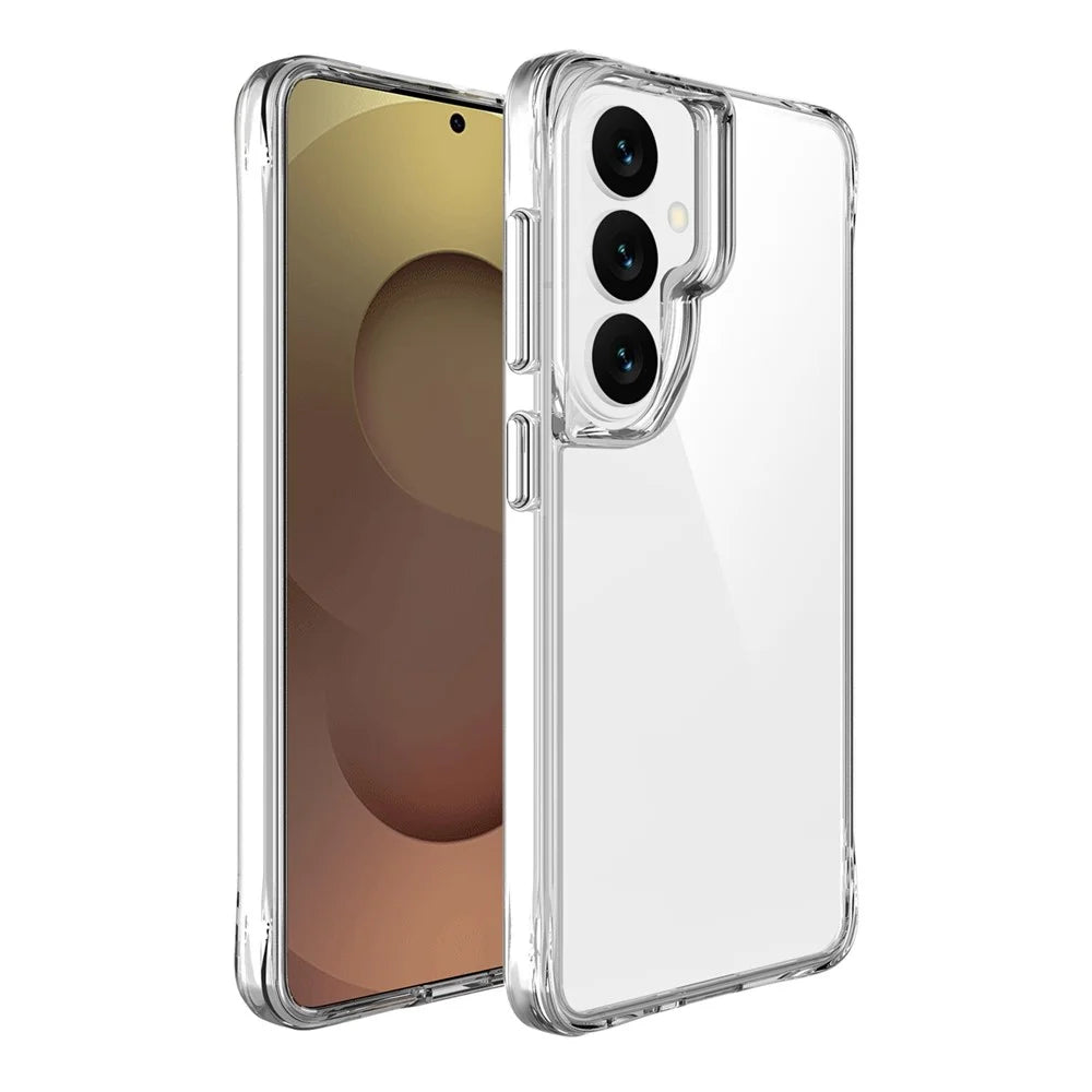 For Samsung Galaxy S26+ Case PC + TPU Dropproof Transparent Phone Cover - Transparent - 1