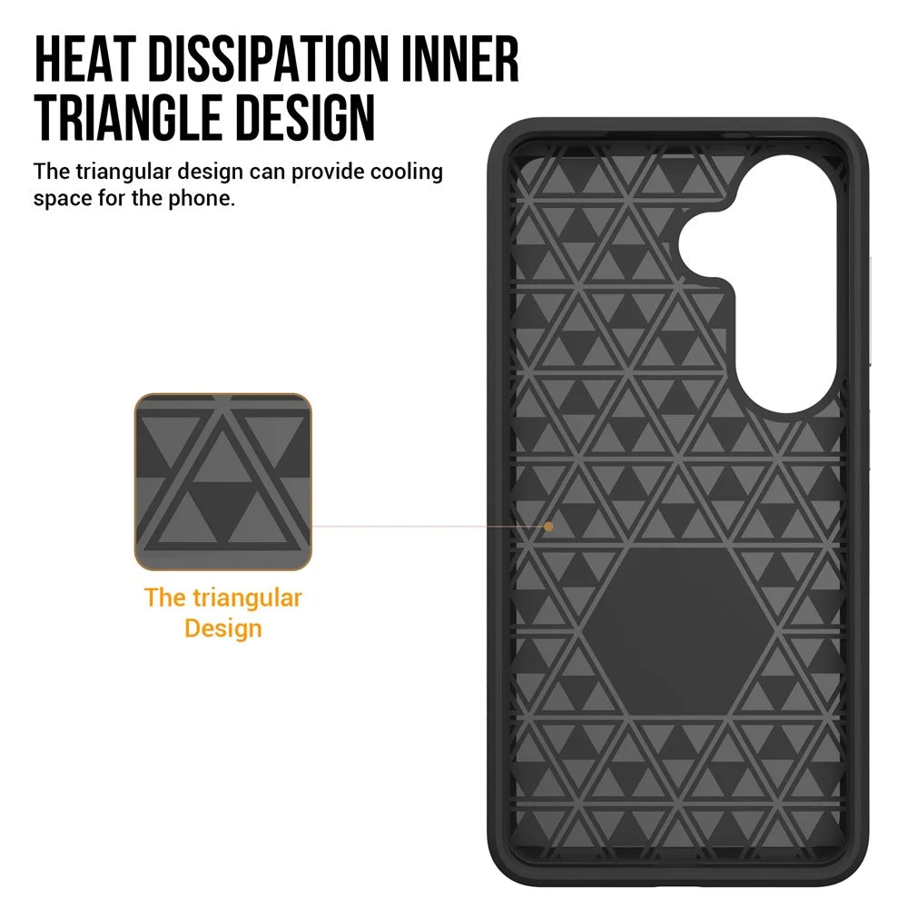 For Samsung Galaxy S26 Case TPU + PC Four Corner Anti-Drop Phone Cover - Mint Green - 2