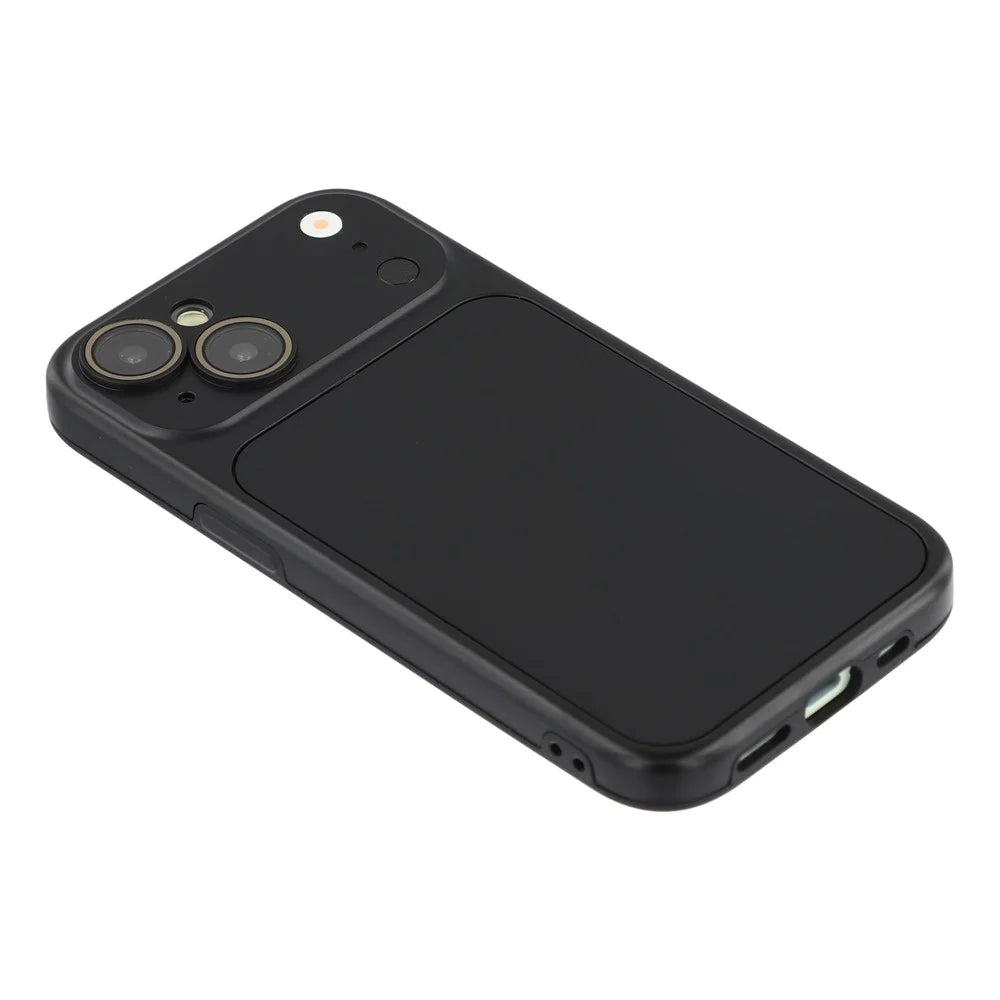 For iPhone 15 Case Transfer to 17 Series TPU Hard PC Phone Protective Back Cover - Black - 5