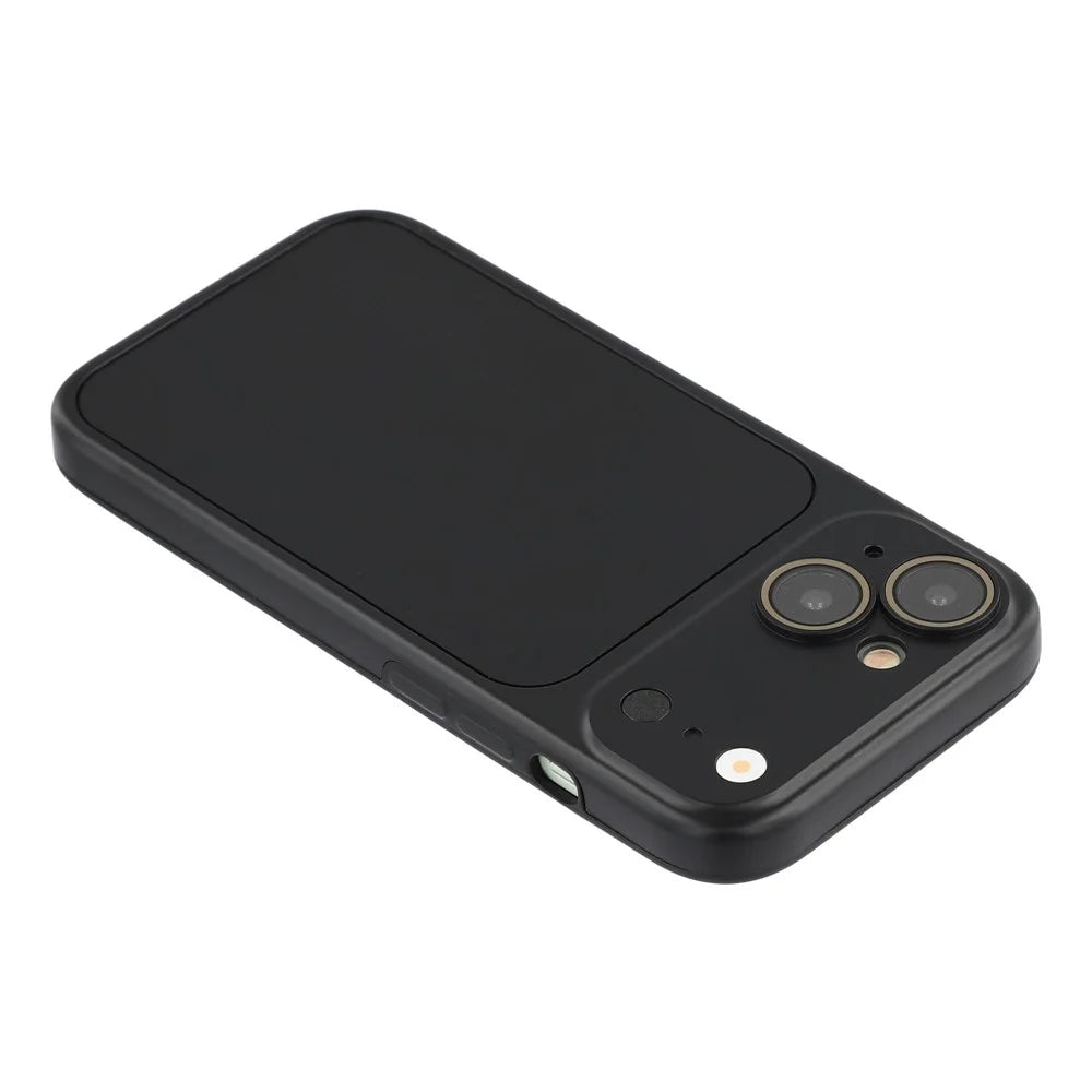 For iPhone 15 Case Transfer to 17 Series TPU Hard PC Phone Protective Back Cover - Black - 6