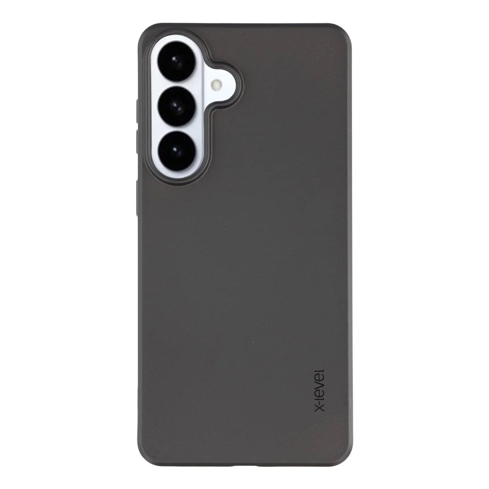X-LEVEL Guardian Series For Samsung Galaxy S26+ Case Soft TPU Frosted Protective Phone Cover - Black - 1