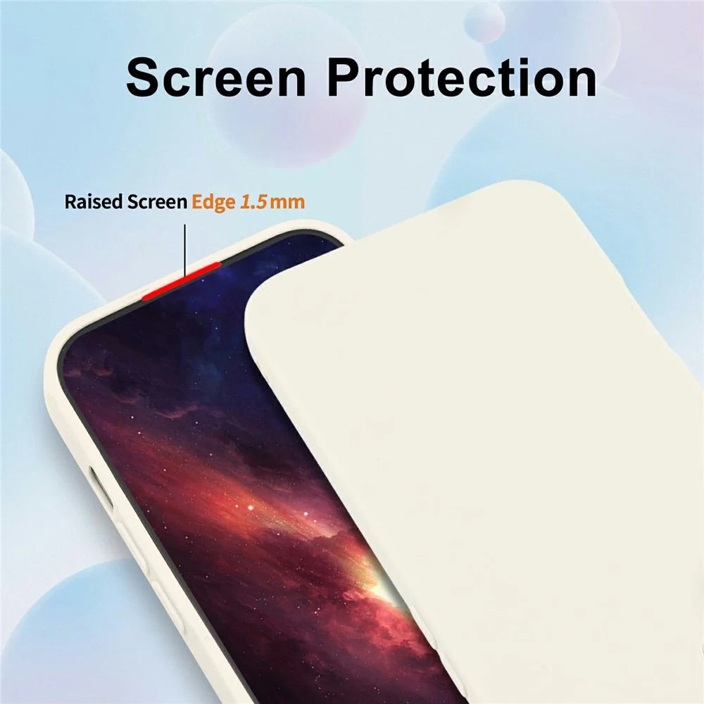 For Samsung Galaxy A36 5G Case Precise Camera Cutouts Soft TPU Shockproof Phone Cover - White - 4