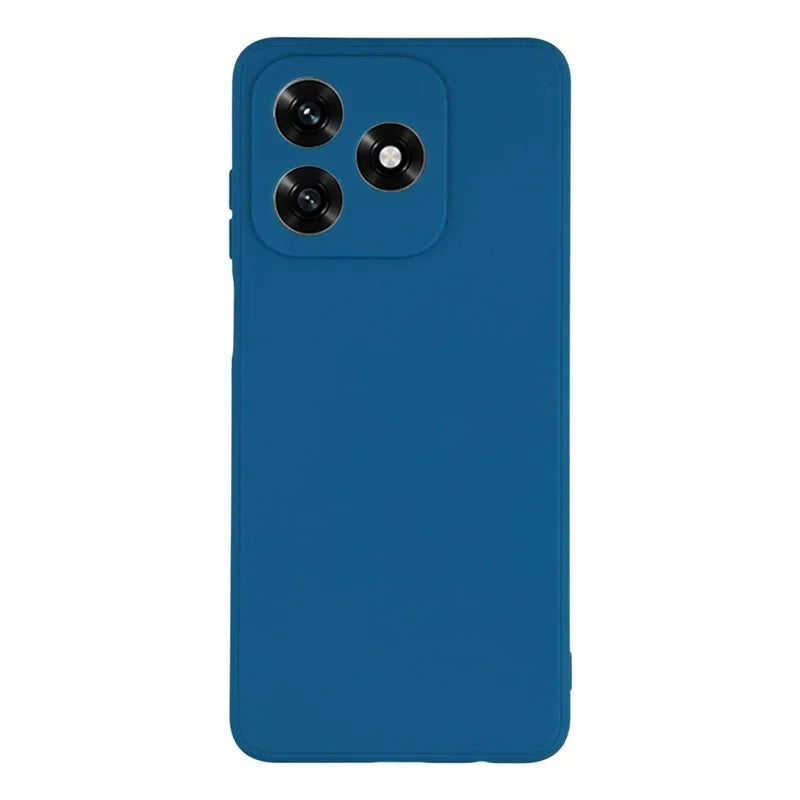 WANLONFENG For Honor X5c 4G / Honor X5c Plus 4G Case  ZB1 Series Precise Cutouts Straight Edge TPU Phone Cover with 2Pcs Tempered Glass Films - Sapphire - 2