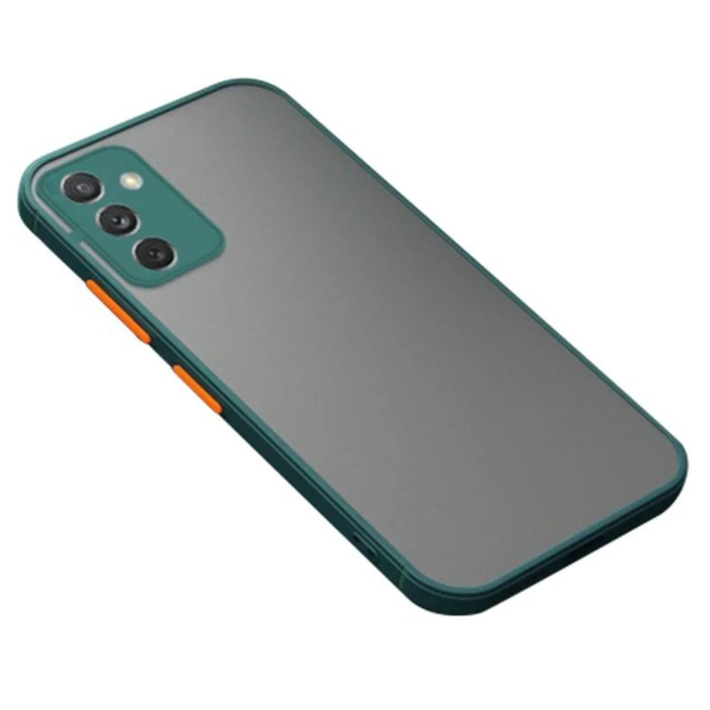 Phone Case For Samsung Galaxy A18 5G / A18 4G / A17 5G / A17 4G TPU + PC Matte Anti Drop Phone Back Cover - Midnight Green - 1