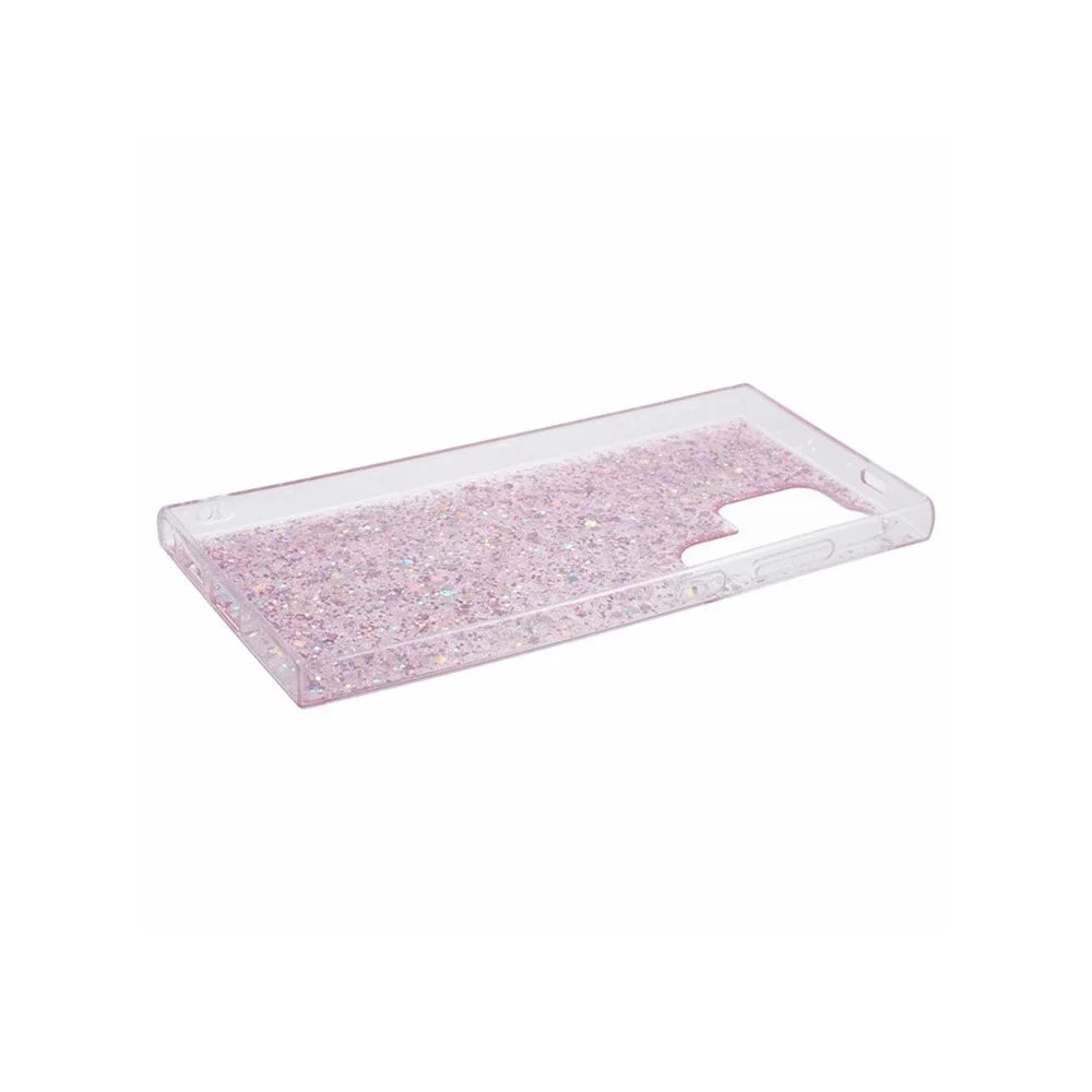 For Samsung Galaxy S26 Ultra Case Shockproof Soft TPU Phone Cover Glittery Design - Pink - 5