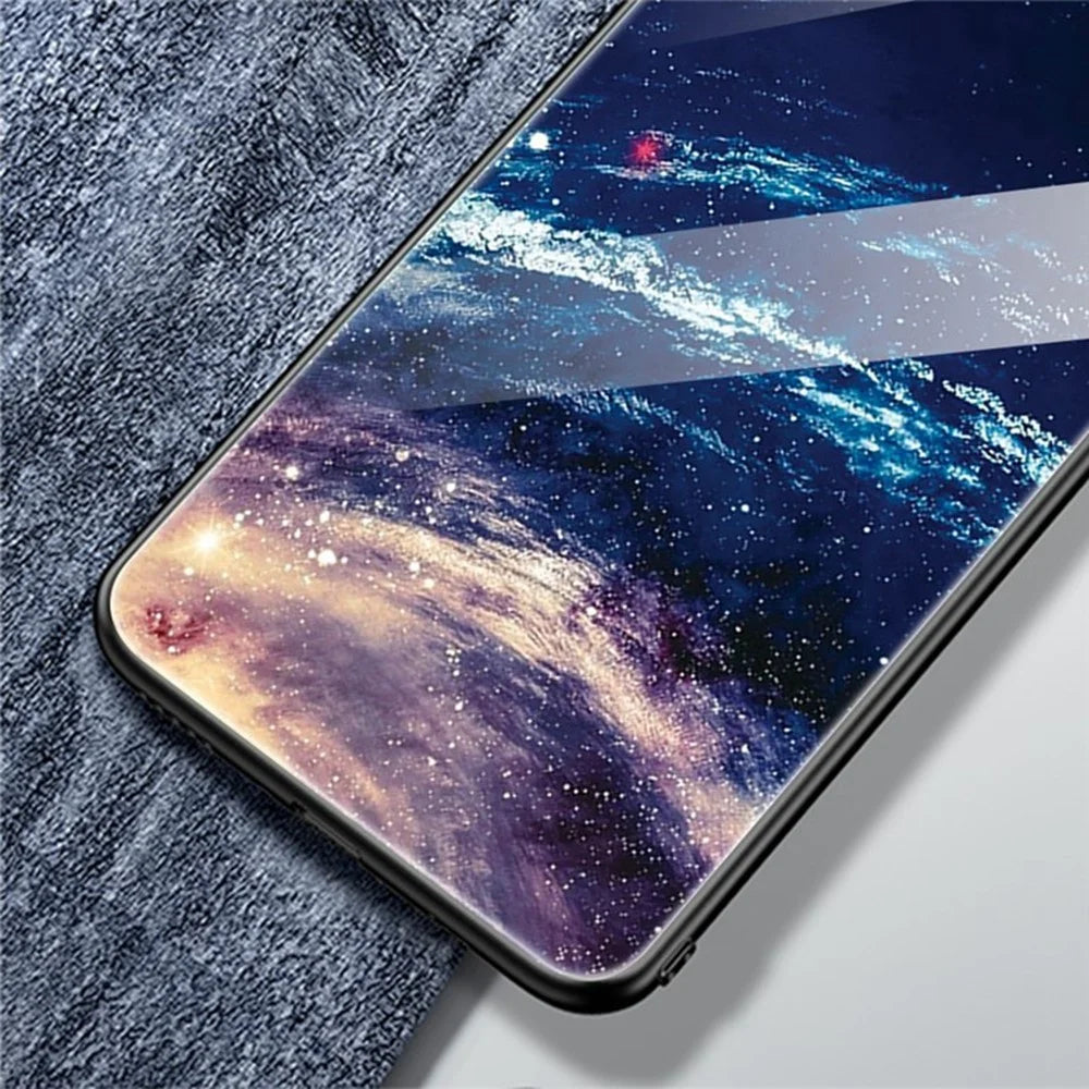 For Samsung Galaxy A57 5G Case Tempered Glass + PC + TPU Phone Protector Pattern Printing - Bird - 5
