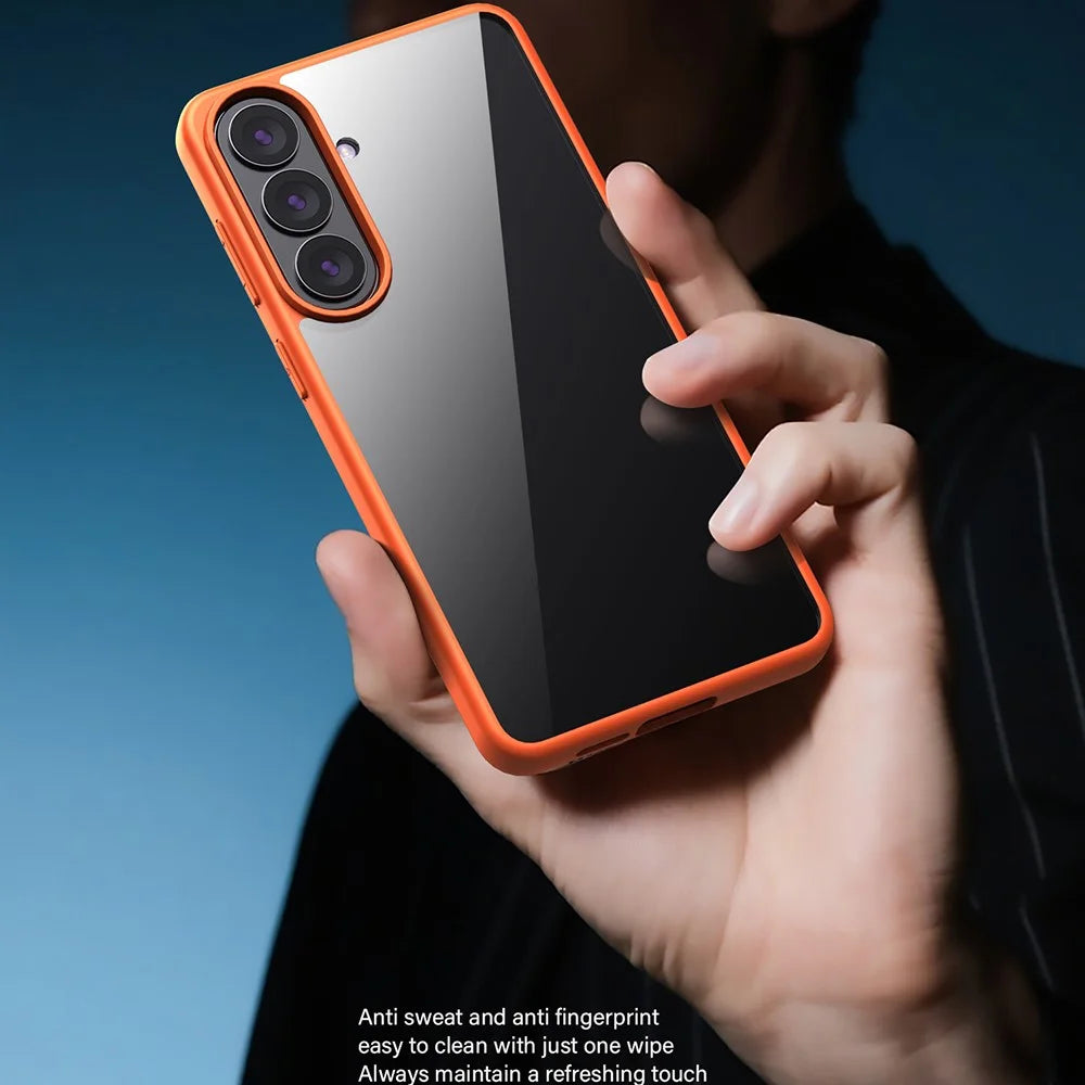 For Samsung Galaxy S26+ Case Shockproof Slim Hard PC+Soft TPU Phone Cover - Black - 3