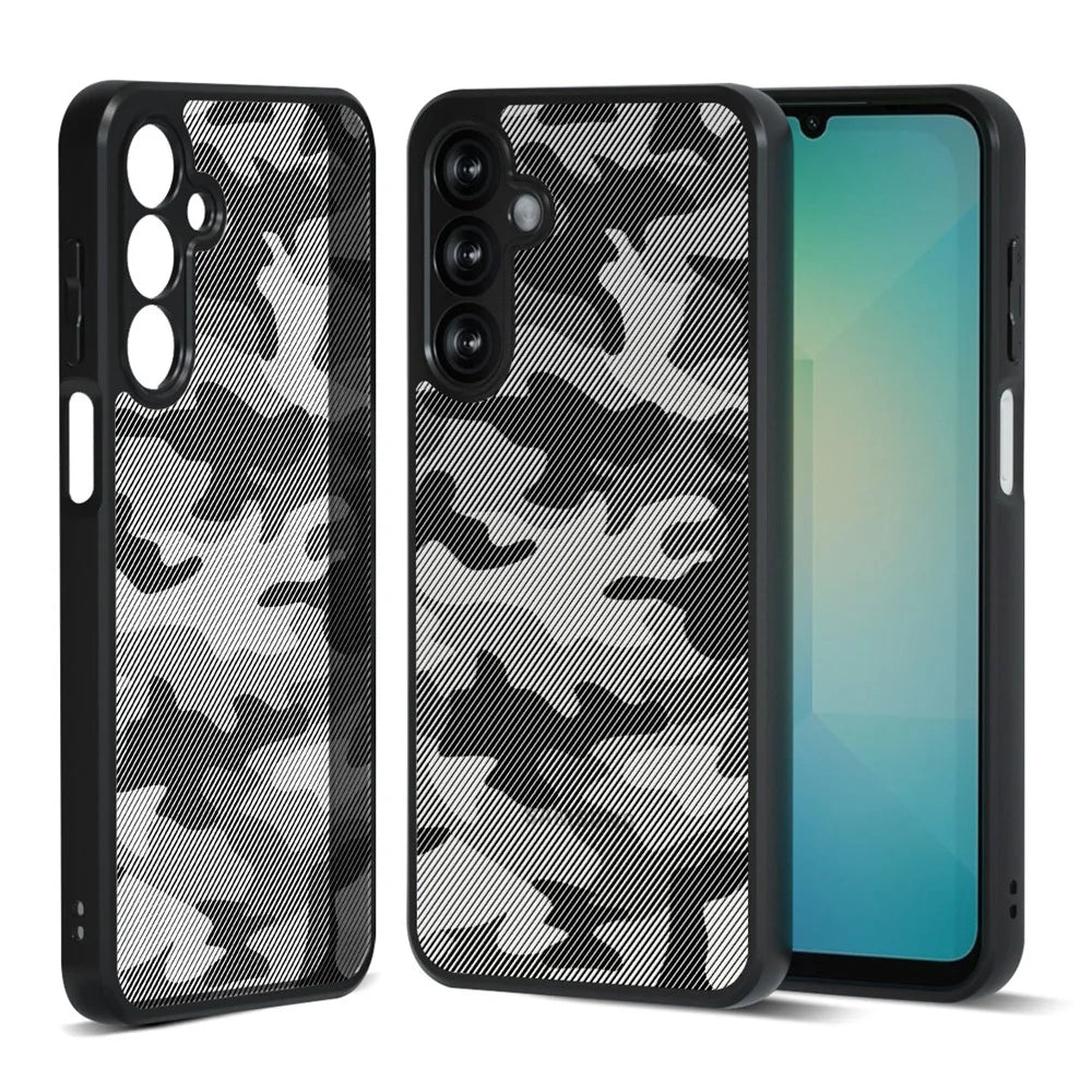 IBMRS For Samsung Galaxy A37 5G Case Soft TPU Frame Hard PC Back Anti-Fall Phone Cover - Artistic Camouflage - 1