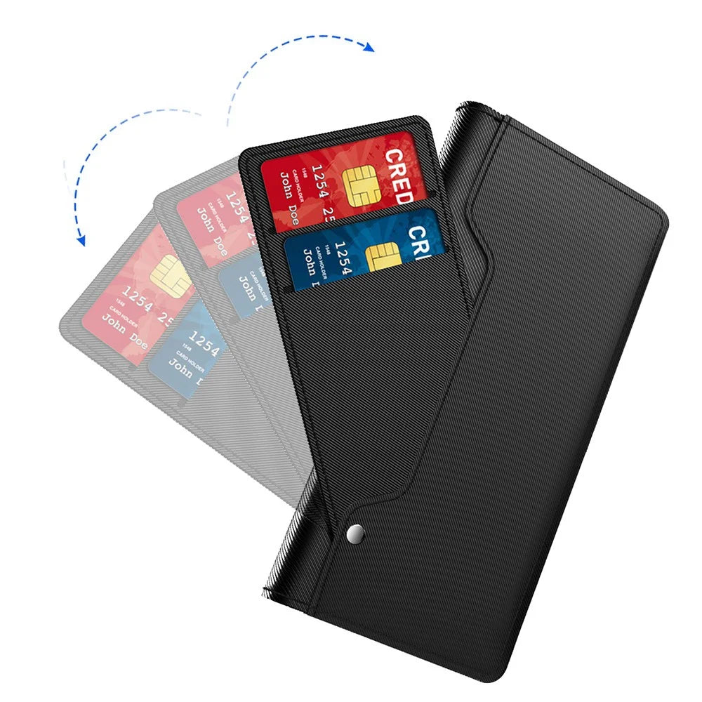 For OnePlus Turbo 6V 5G / Turbo 6 5G Case PU+TPU Magnetic Flip Phone Cover with Stand - Black - 5