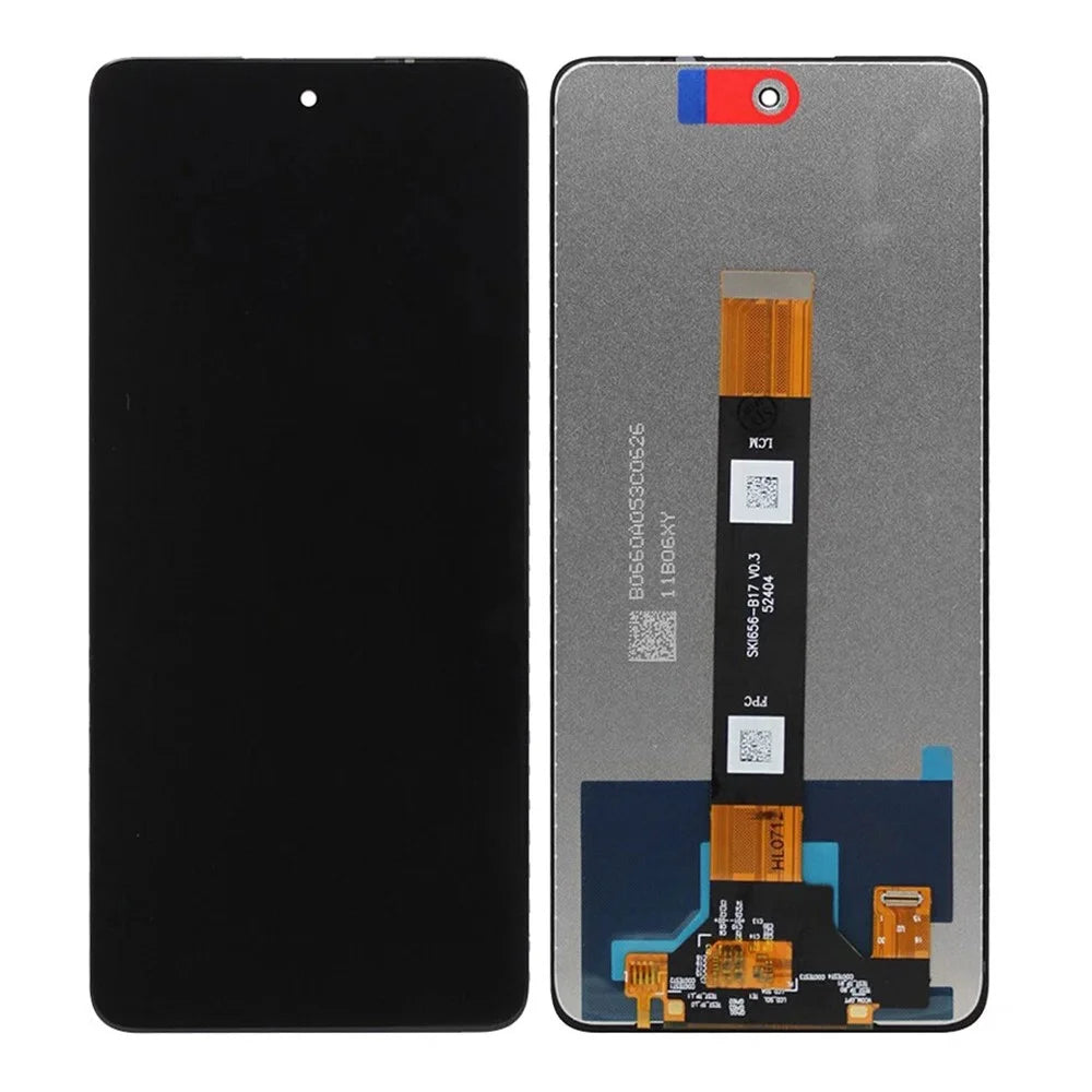 For TCL 50 XE NxtPaper 5G T614J T614WS Grade C LCD Screen and Digitizer Assembly Replacement Part, Glossy Screen (Without Logo) - 1