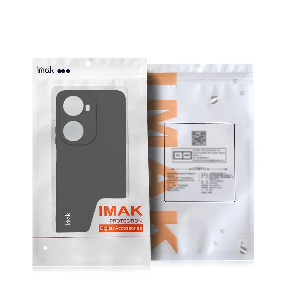 IMAK UC-3 Series for Samsung Galaxy A57 5G Case Matte Anti Fingerprint Soft TPU Cover - Black - 6