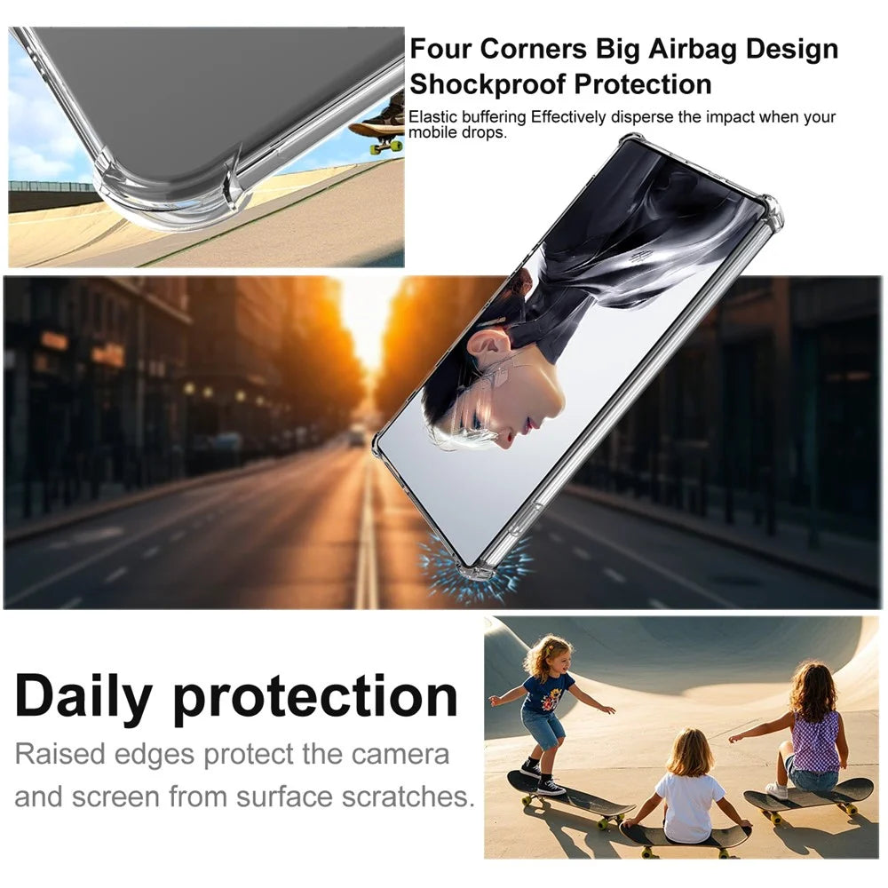 IMAK For ZTE nubia RedMagic 11 Air 5G Case TPU Phone Cover Airbag Shockproof Protection - Transparent - 5