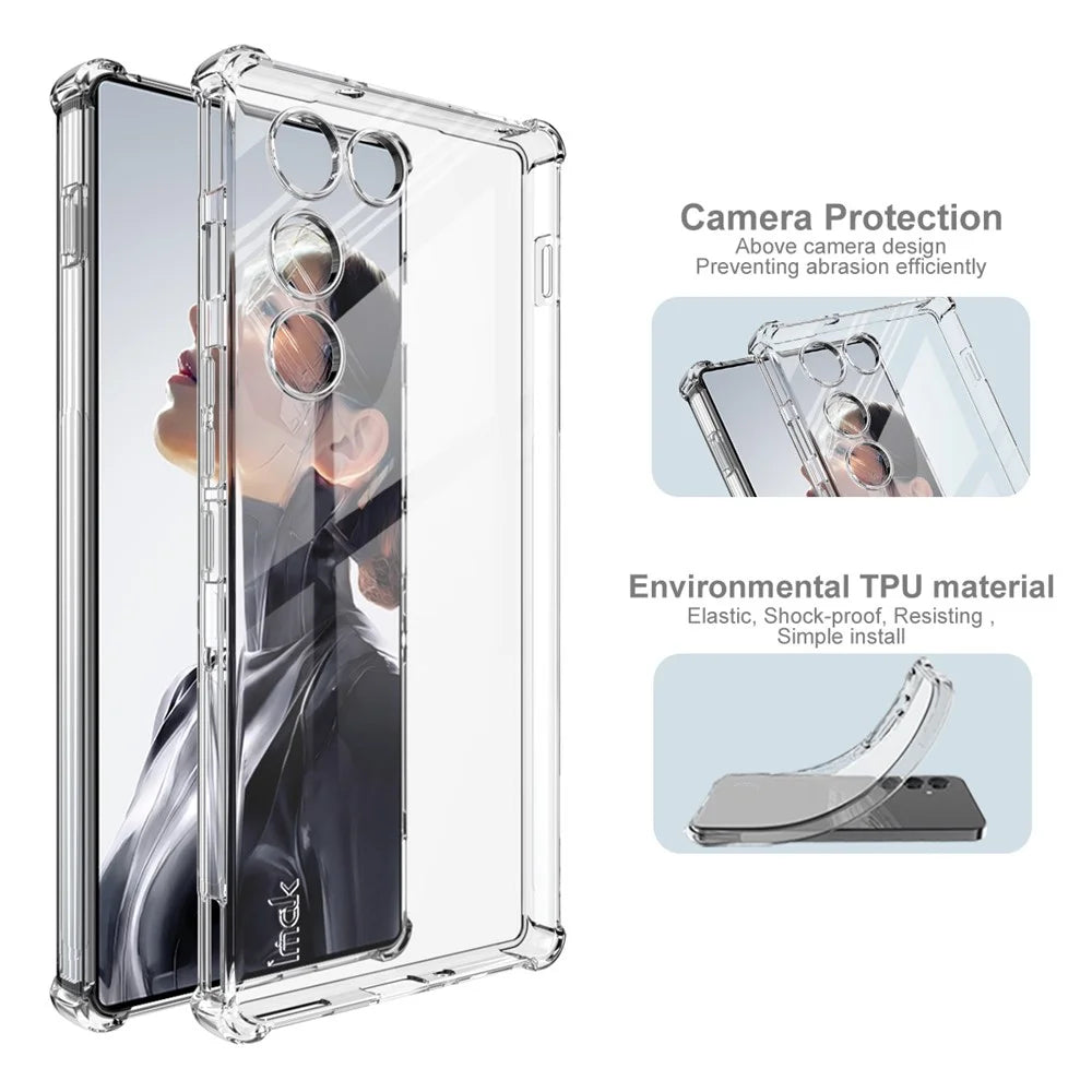 IMAK For ZTE nubia RedMagic 11 Air 5G Case TPU Phone Cover Airbag Shockproof Protection - Transparent - 6