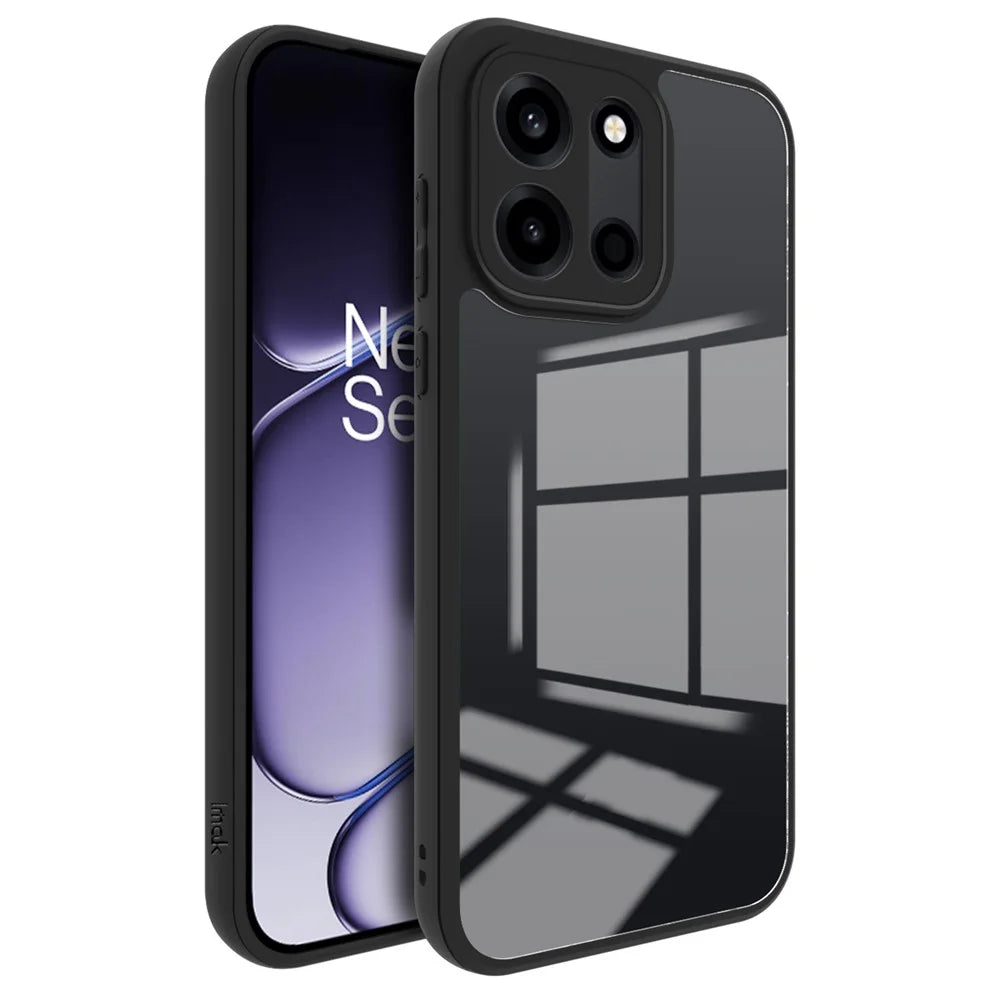 IMAK UX-9A Series For OnePlus Turbo 6 5G Case TPU PC Phone Cover Reinforced Corners - Transparent - 3