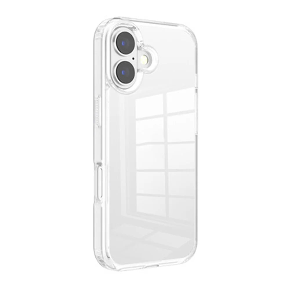 For iPhone 17 Clear Phone Case TPU PC Shockproof Anti Drop Protection Cover - Transparent - 2