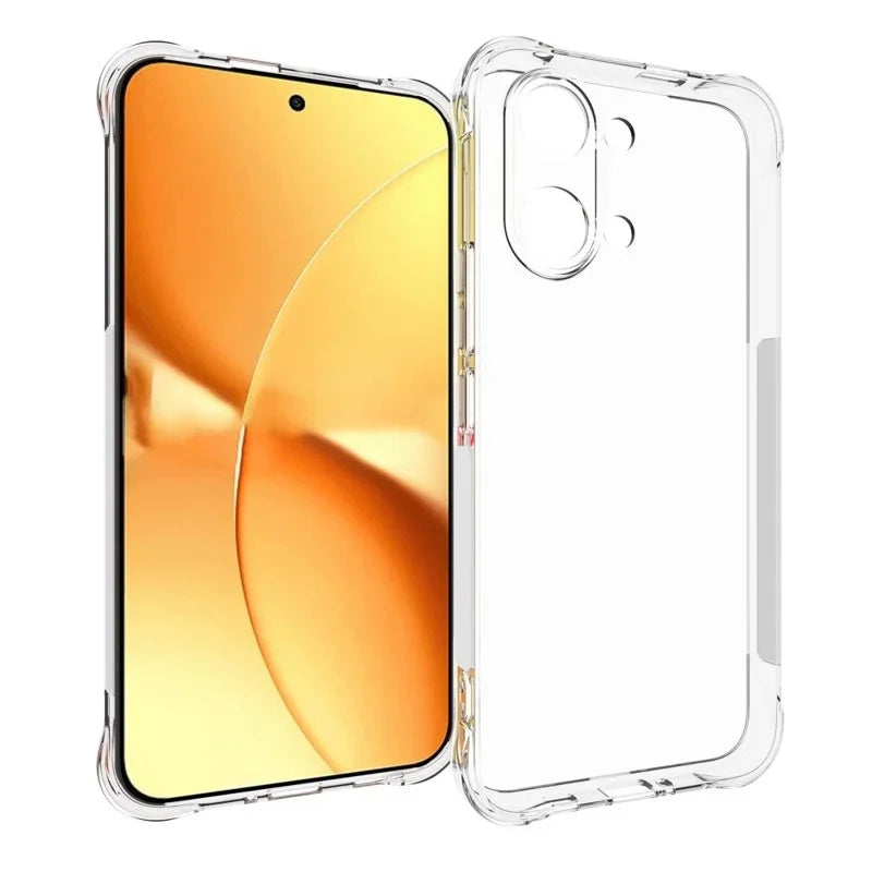 WANLONFENG For Xiaomi Redmi Turbo 5 Max 5G TPU Case  WL2 Series 2.0mm Phone Cover with 2Pcs Tempered Glass Films - Transparent - 2