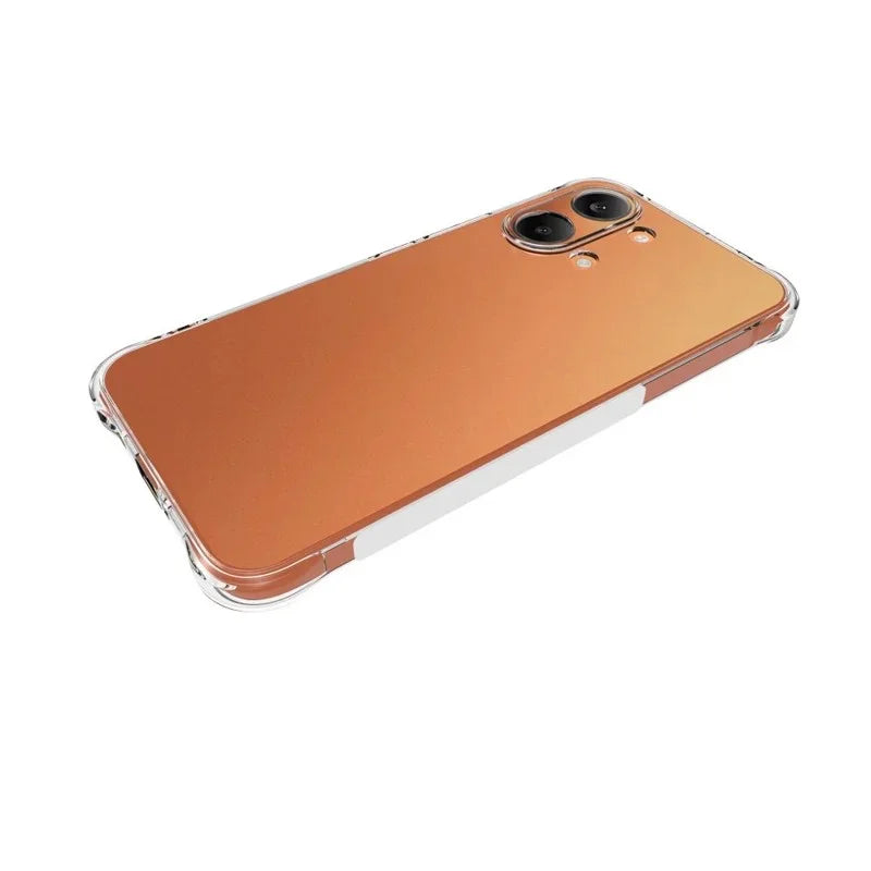 WANLONFENG For Xiaomi Redmi Turbo 5 Max 5G Case  WL Series 2.0mm TPU Phone Cover with Tempered Glass Film - Transparent - 3