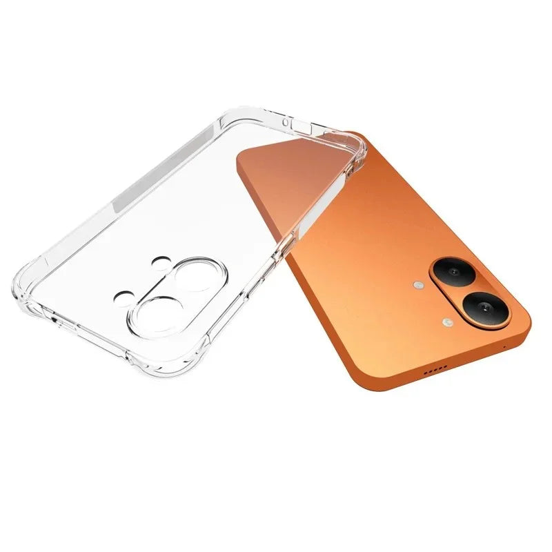 WANLONFENG For Xiaomi Redmi Turbo 5 Max 5G Case  WL Series 2.0mm TPU Phone Cover with Tempered Glass Film - Transparent - 5