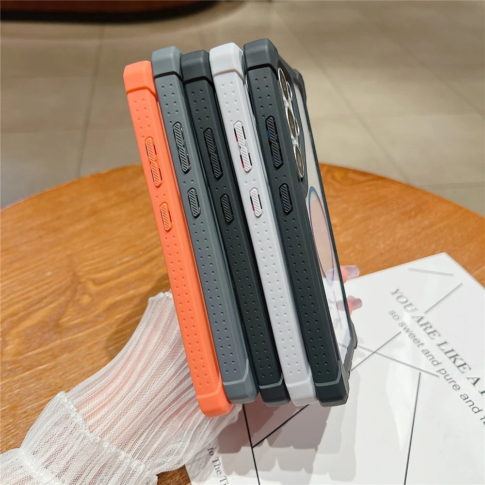 For Samsung Galaxy S26 Ultra Magnetic Case Dual Color Detachable TPU Acrylic Phone Cover - Green - 6