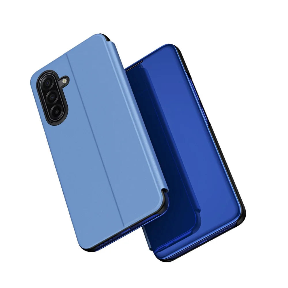 For Samsung Galaxy A57 5G Flip Leather Cover with Stand Full Body Protective Phone Case - Blue - 2