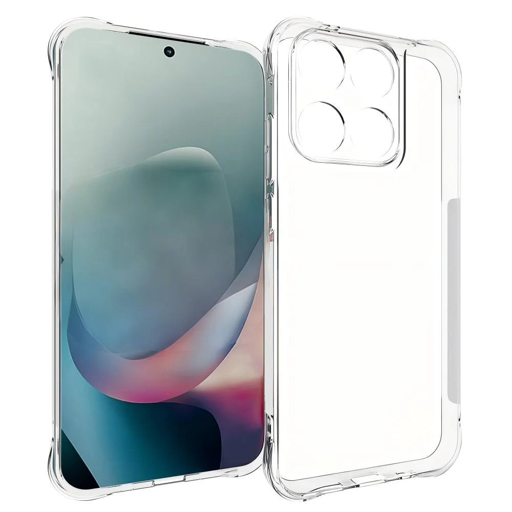 WANLONFENG Case For Motorola Moto G87 5G / G77 5G / G67 5G WL Series 2.0mm TPU Phone Cover with Tempered Glass Film - Transparent - 2