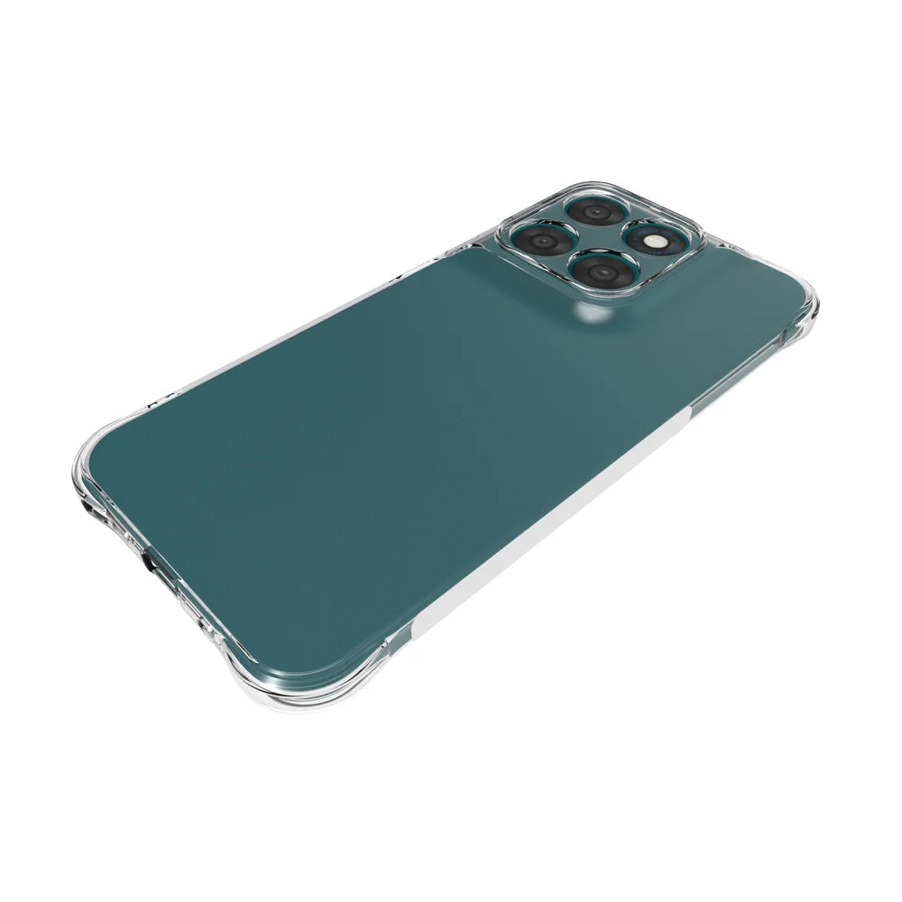 WANLONFENG Clear TPU Case For Motorola Moto G87 5G / G77 5G / G67 5G TM Series 2.0mm Phone Back Cover - Transparent - 2