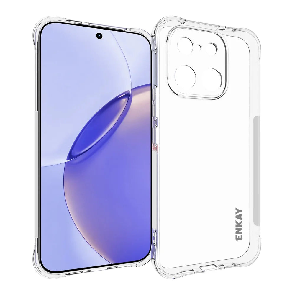 ENKAY HAT PRINCE For Realme 16 Pro 5G Clear Phone Case   Shockproof Anti-slip TPU Cover - Transparent - 1