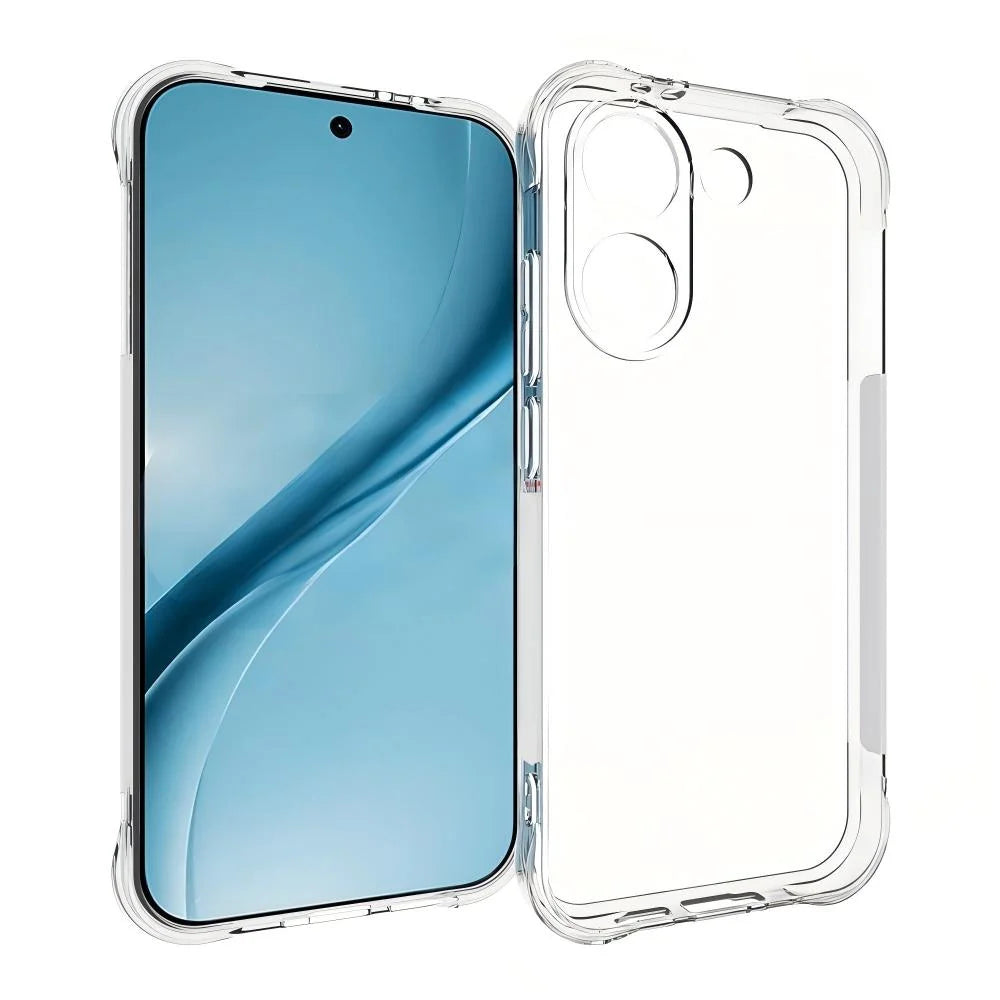WANLONFENG For Xiaomi Redmi Turbo 5 5G  WL Series Case 2.0mm TPU Phone Cover with Tempered Glass Film - Transparent - 2